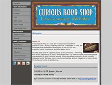 Tablet Screenshot of curiousbooks.com